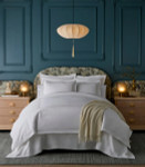 Peacock Alley Ivy Classic Embroidered Duvet Cover Set - Linen