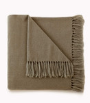 Peacock Alley Fairmount Cashmere Throw Blanket - Camel