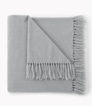 Peacock Alley Fairmount Cashmere Throw Blanket - Heather Gray