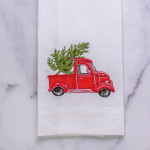 Arte Italica Tree Farm Truck Linen Towels (Set of 2)