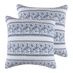 Levtex Home Adare Euro Sham Set of 2 - Denim