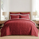 Levtex Home Cloud Waffle Quilt Set - Red