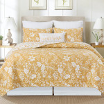 C&F Home Everview Gold Quilt Set