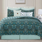 C&F Home Bailey Blue Quilt Set