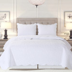 C&F Home Christiana Quilt Set - White