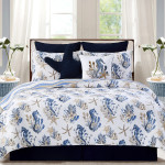 C&F Home Seahorse Sands Quilt Set 