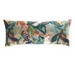 Lili Alessandra Paradise Tropic Printed Poly Linen Large Rectangle Pillow (Made-To-Order)