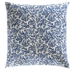 Lili Alessandra Seabed Navy | White Square Pillow (Made-To-Order)