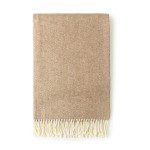 Lili Alessandra Sunset Chevron Throw - Taupe