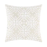 Levtex Home Aliza White Embroidered Medallion Pillow