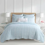 Levtex Home Martha Stripe Quilt Set - Spa