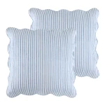 Levtex Home Martha Stripe Euro Sham Set of 2 - Blue