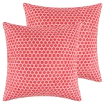 Levtex Home Clementine Euro Sham Set of 2 - Coral