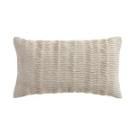 Levtex Home Spencer Plaid Neutral pleated Pillow
