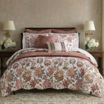 Levtex Home Blair Rust  Quilt Set
