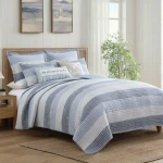 Levtex Home Sand Stripe Quilt - Blue