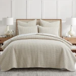Levtex Home Pick-Stitch Artisan Quilt Set - Taupe