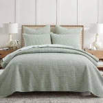 Levtex Home Pick-Stitch Artisan Quilt Set - Sage