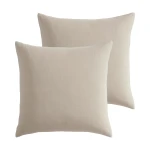 Levtex Home Muslin Euro Shams (Set of 2) - Taupe