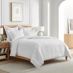 Levtex Home Reede Muslin Comforter Set - Bright White