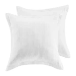 Levtex Home Reede Muslin Euro Shams (Set of 2) - Bright White
