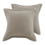 Levtex Home Reede Muslin Euro Shams (Set of 2) - Taupe