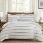 Levtex Home Waffle Stripe Comforter Set - Blue
