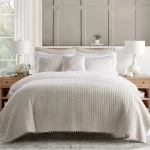 Levtex Home Pom Pom Quilt - Natural