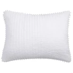Levtex Home Pom Pom Pillow Sham Set - White