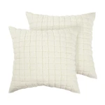 Levtex Home Whisper Euro Shams (Set of 2) - Cream