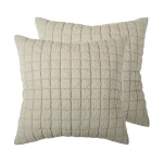 Levtex Home Whisper Euro Shams (Set of 2) - Taupe