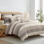 Levtex Home Sand Stripes Comforter Set - Chocolate