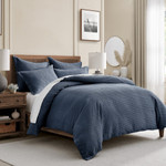 Levtex Home Cloud Waffle Comforter Set - Navy