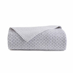 Kassatex Home Iris Block Quilt - Navy