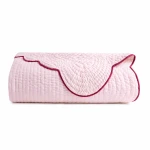 Kassatex Home Chairish Quilted Coverlet - Peach/Berry