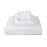 Kassatex Home Chairish Towel Set - White/Sand