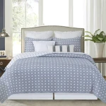 C&F Home Chambray Star Coverlet Set