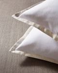 TL at Home Alice Duvet Cover - Natural Linen/Ivory Percale