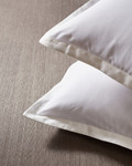 TL at Home Alice Duvet Cover - Ivory Linen/Ivory Sateen