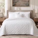 Levtex Home French Flax Signature Linen Quilt - White