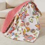Levtex Home Clementine Quilted Throw - Coral
