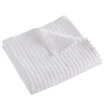 Levtex Home Pom Pom Quilted Throw - White