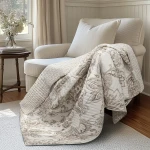 Levtex Home Bennett Quilted Throw - Taupe
