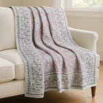 Levtex Home Adare Quilted Throw - Blush