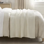 Levtex Home Waffle Blanket - Off-White