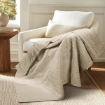 Levtex Home Cloud Waffle Quilted Throw - Taupe