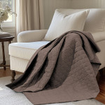 Levtex Home Cloud Waffle Quilted Throw - Cocoa