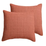 Levtex Home Mills Waffle Euro Sham Set of 2 - Adobe