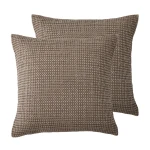 Levtex Home Mills Waffle Euro Sham Set of 2 - Cocoa