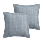 Levtex Home Mills Waffle Euro Sham Set of 2 - Slate Blue